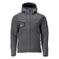 Soft shell jacket, hood, modern fit soft shell jacket