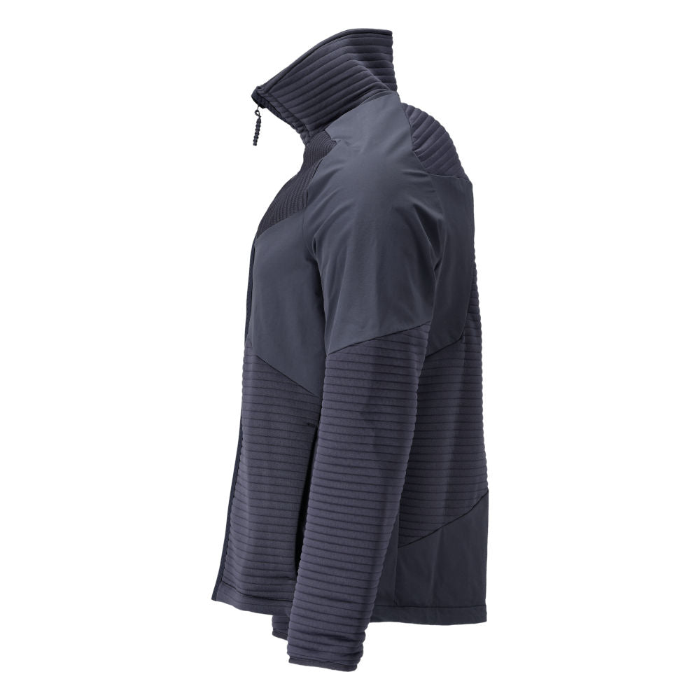 Fleece sweater with zip, microfleece jacket lining