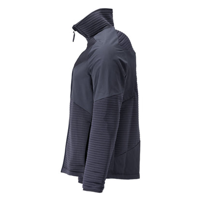 Fleece sweater with zip, microfleece jacket lining