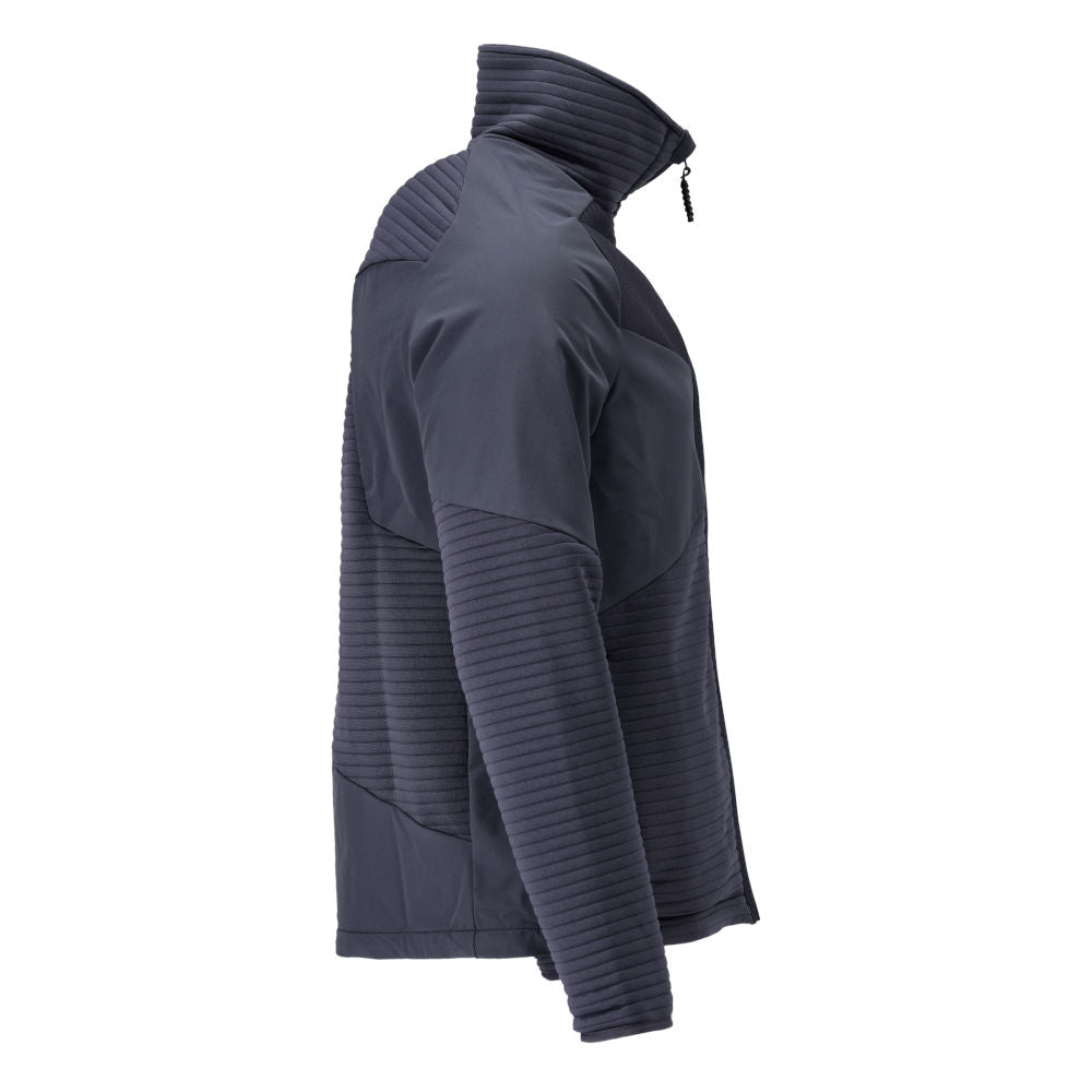 Fleece sweater with zip, microfleece jacket lining