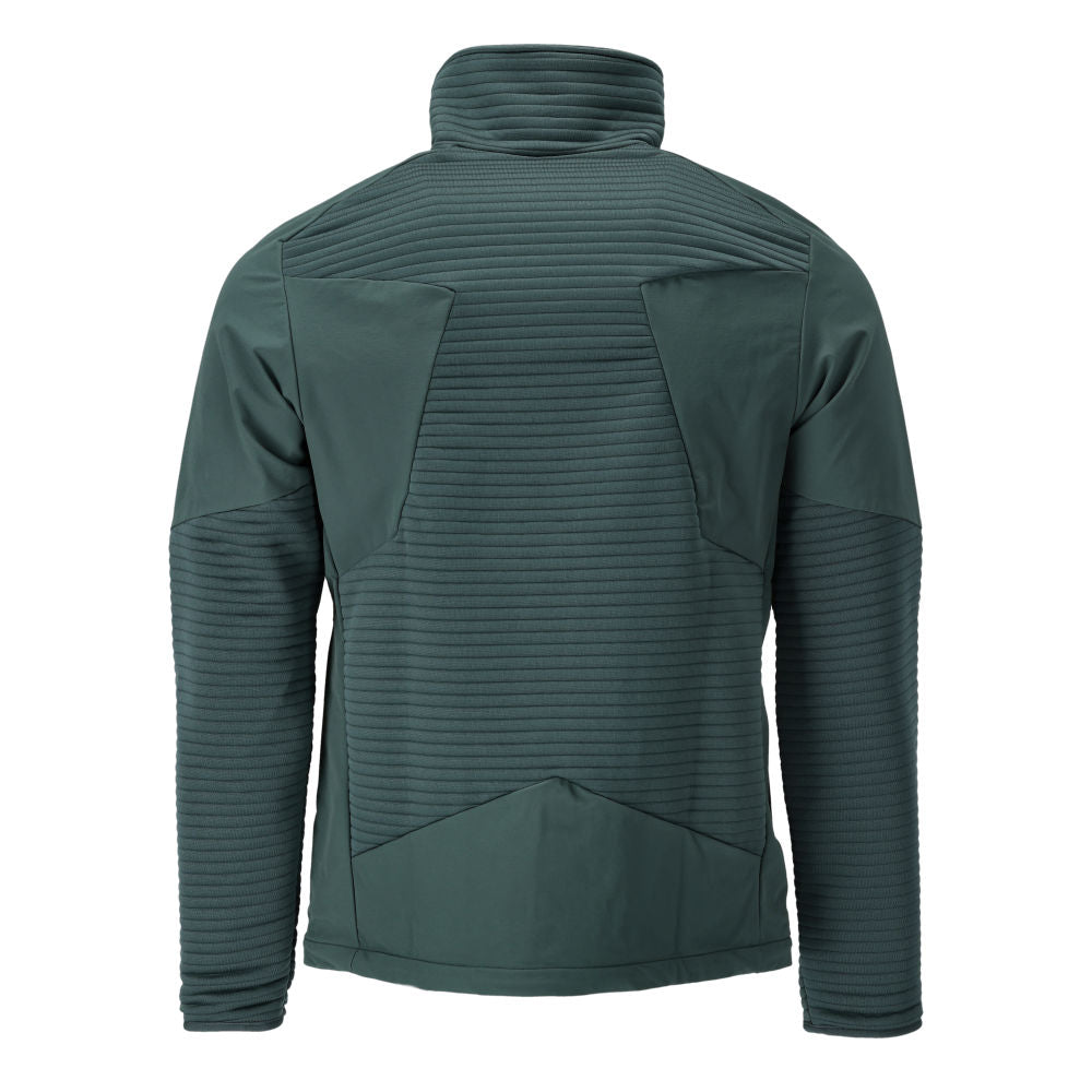 Fleece sweater with zip, microfleece jacket lining