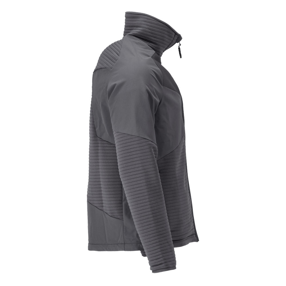 Fleece sweater with zip, microfleece jacket lining