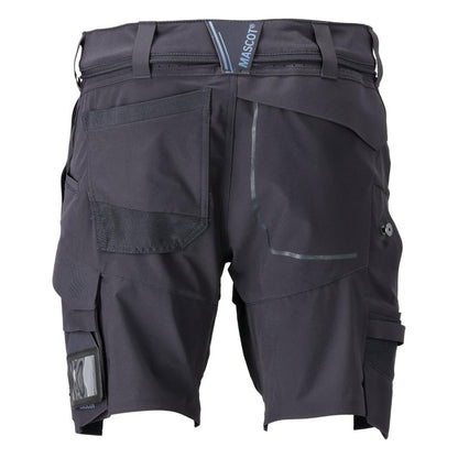 Shorts, stretch, light weight shorts, black blue