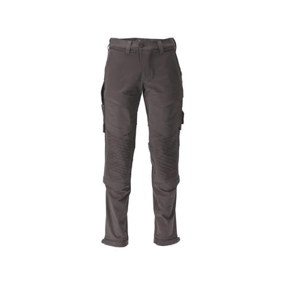 Trousers, knee pockets, durable, stretch trousers, anthracite grey