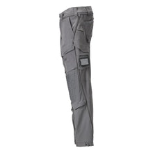 Trousers, knee pockets, stretch, light trousers, anthracite grey