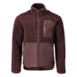 Fiber fur jacket with zipper Fiber fur jacket
