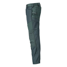 Trousers with knee pockets trousers, forest green