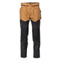 Trousers with knee pockets trousers, nut brown/black
