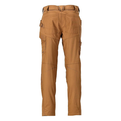 Trousers with knee pockets trousers, nut brown