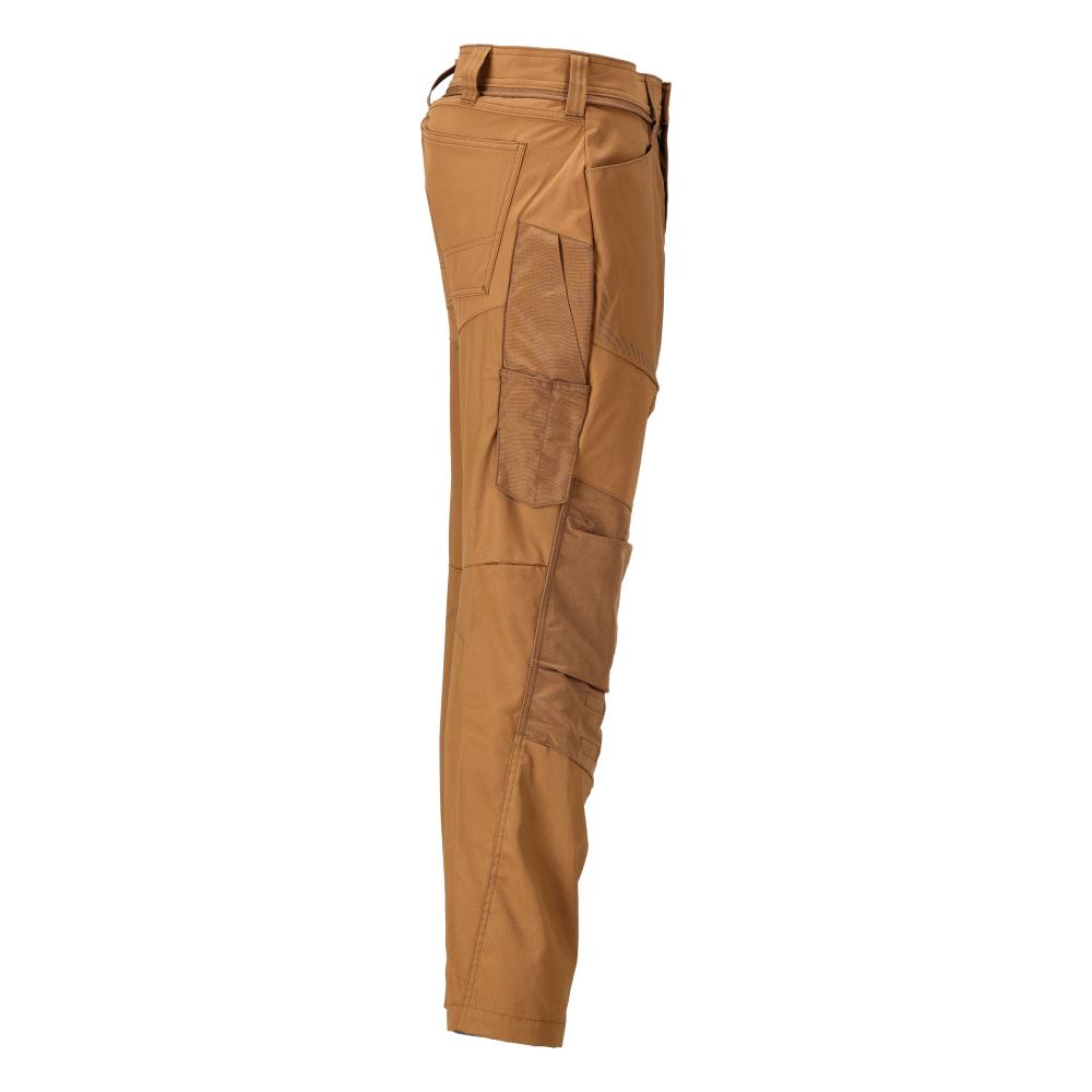 Trousers with knee pockets trousers, nut brown