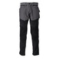 Trousers with knee pockets trousers, anthracite grey/black