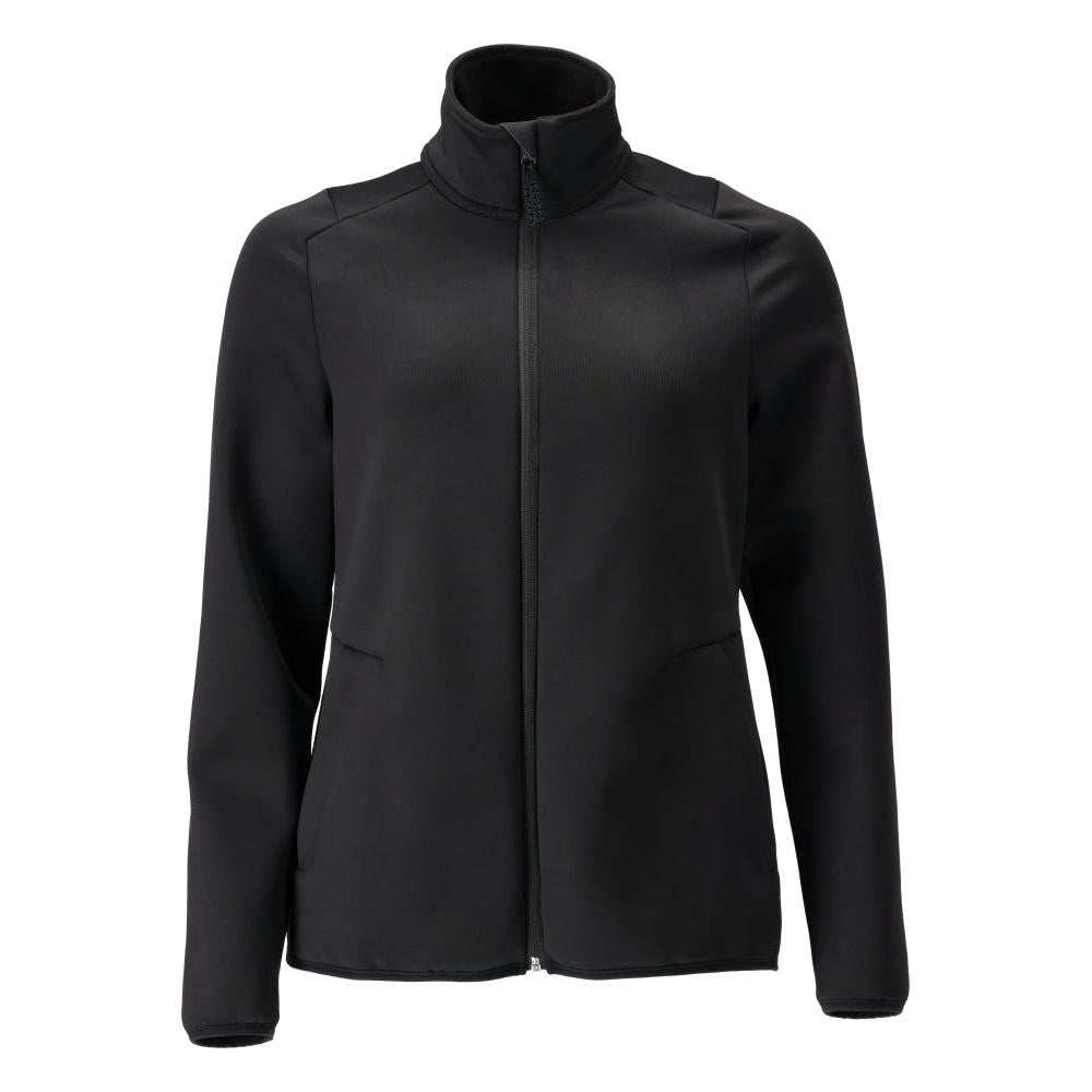 Fleece pullover with zip, women's microfleece jacket