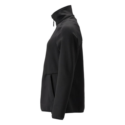 Fleece pullover with zip, women's microfleece jacket