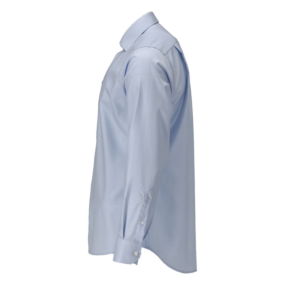 Shirt, modern fit, light blue/white