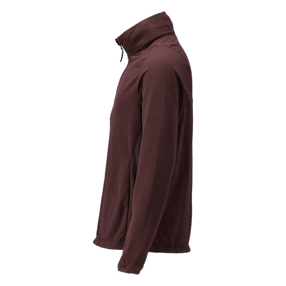 Microfleece sweater with short zipper microfleece jacket