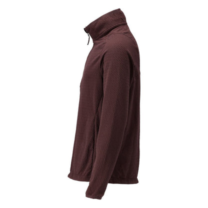 Microfleece sweater with short zipper microfleece jacket