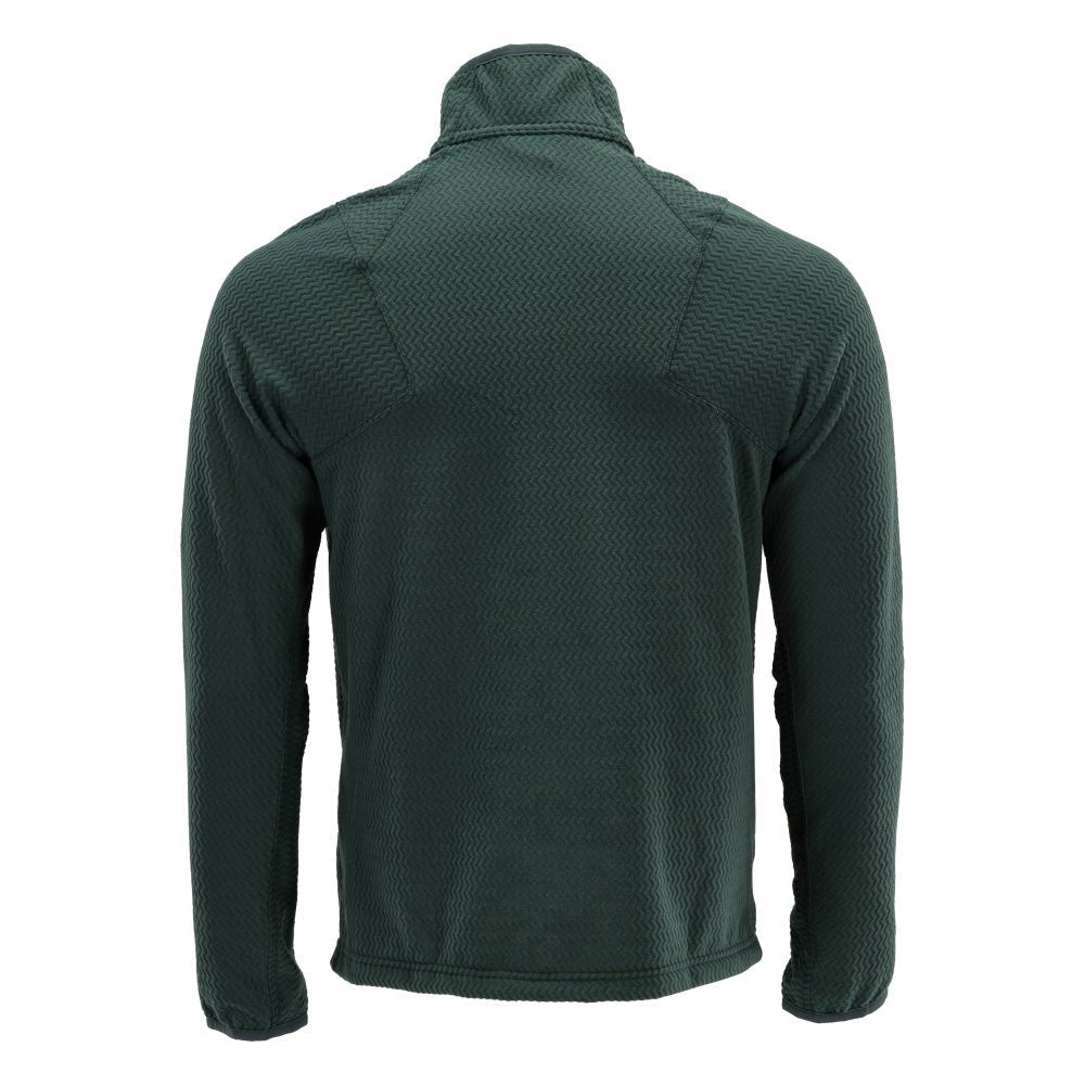 Microfleece sweater with short zipper microfleece jacket