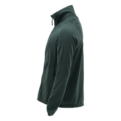 Microfleece pullover with zip microfleece jacket