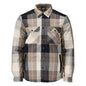 Shirt, checked, fiber fur lining, thermal shirt