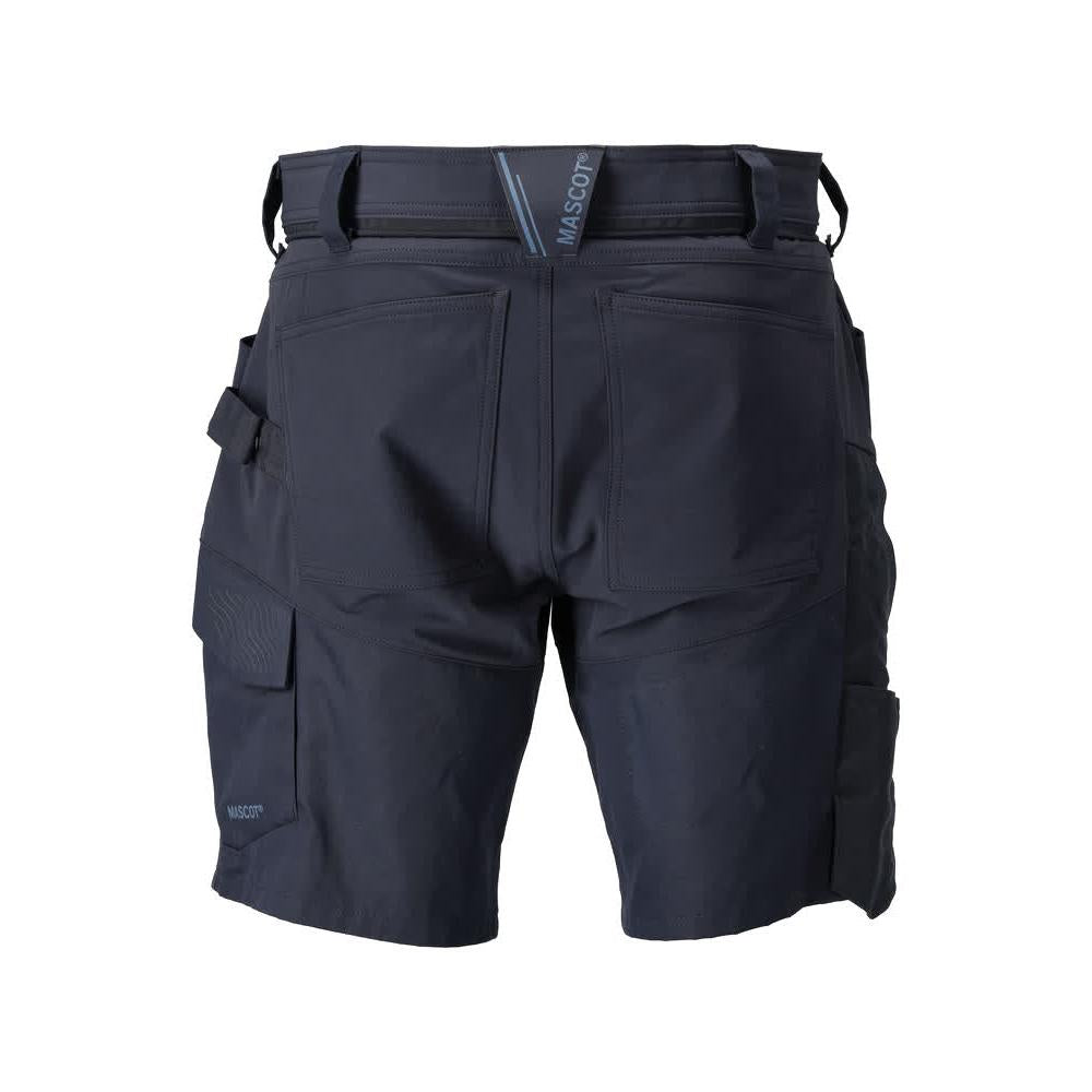 Shorts, light weight shorts, black-blue