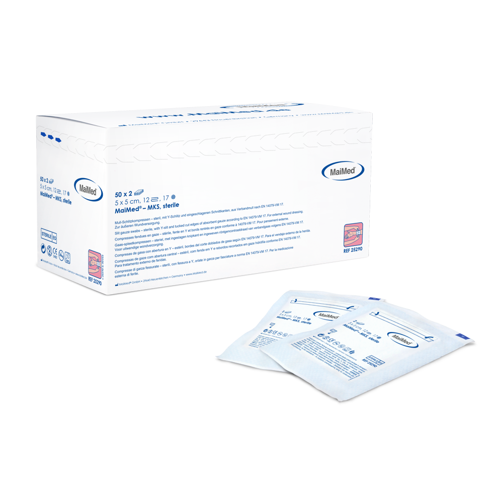 MaiMed-MKS-sterile gauze slit compresses