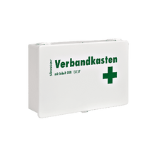 KIEL First Aid Kit, Sheet Metal, with Standard Contents, DIN 13157