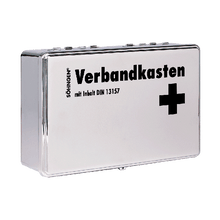 KIEL Chrome First Aid Kit with Standard Contents, DIN 13157