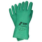 NITRAS GREEN BARRIER FLEX, chemical protection gloves, green