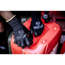 NITRAS nylon gloves, black