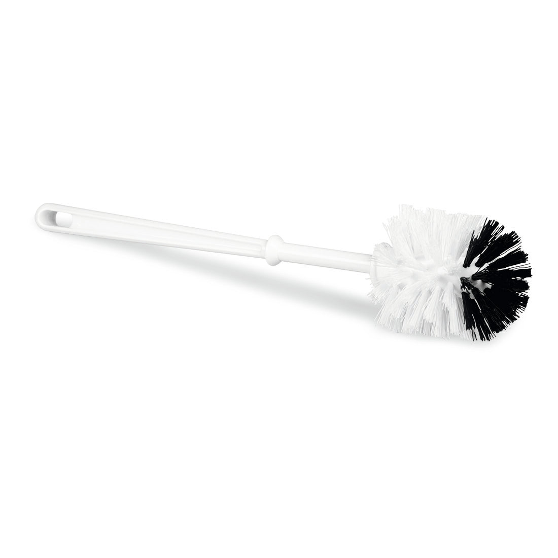 The Nölle Profi Brush toilet brush (Ø 75 mm, 38 cm), from Nölle Profi Brush Bürsten- & Pinseltechnik e.K., features black bristles and a handle with a hanging hole for added convenience.