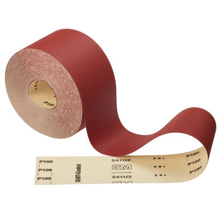 3M™ Paper Sanding Roll 241UZ, 115mm x 50m, P60 | Pack (1 roll)