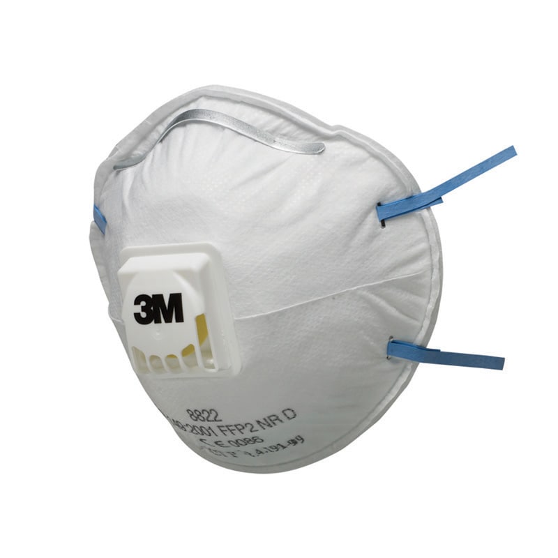 3M™ particle mask, FFP2, with valve, 8822 | Pack (10 pieces)