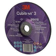 3M™ Cubitron™ 3 grinding disc, 98418, 36+, T27, 180 mm x 7 mm x 22.23 mm, EN, 10/pack, 20 pieces/PU | Pack (10 pieces)