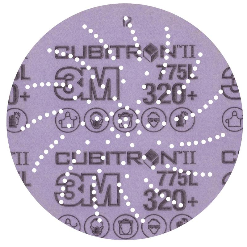 3M Xtract™ Cubitron™ II film disc 775L, 125 mm, 320+, multihole | Pack (50 pieces)