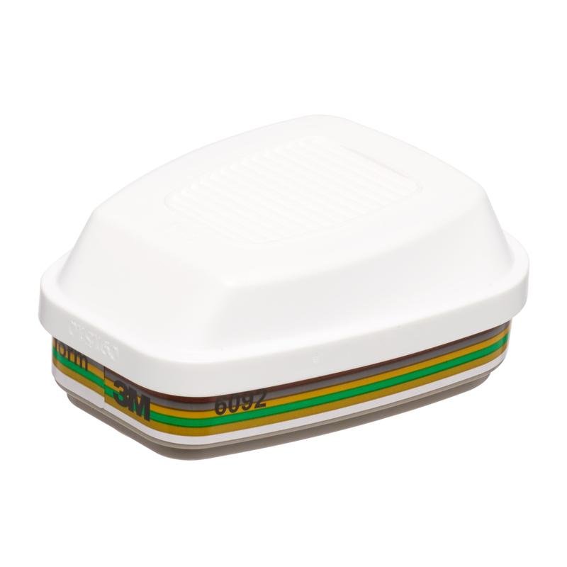 3M™ Gas, Vapor and Particulate Filter, A1B1E1K1P3 R + Formaldehyde 6092 | Pack (4 pieces)