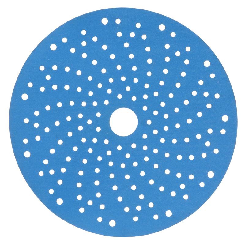 3M™ Hookit™ Blue Sanding Disc Multihole 325U, Blue, 150 mm, Multihole, 500, 51382 | Pack (1 piece)