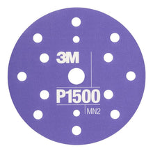 3M™ Hookit™ Flexible Sanding Disc 270J, 150mm, 15 Holes, P1500, 34423 | Carton (1 pack)