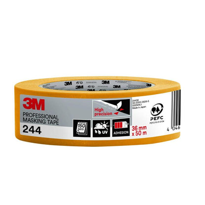 3M™ Painter's Masking Tape 244, 50 m - masking tape for painting work