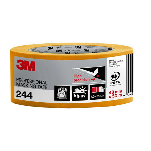 3M™ Painter's Masking Tape 244, 50 m - masking tape for painting work