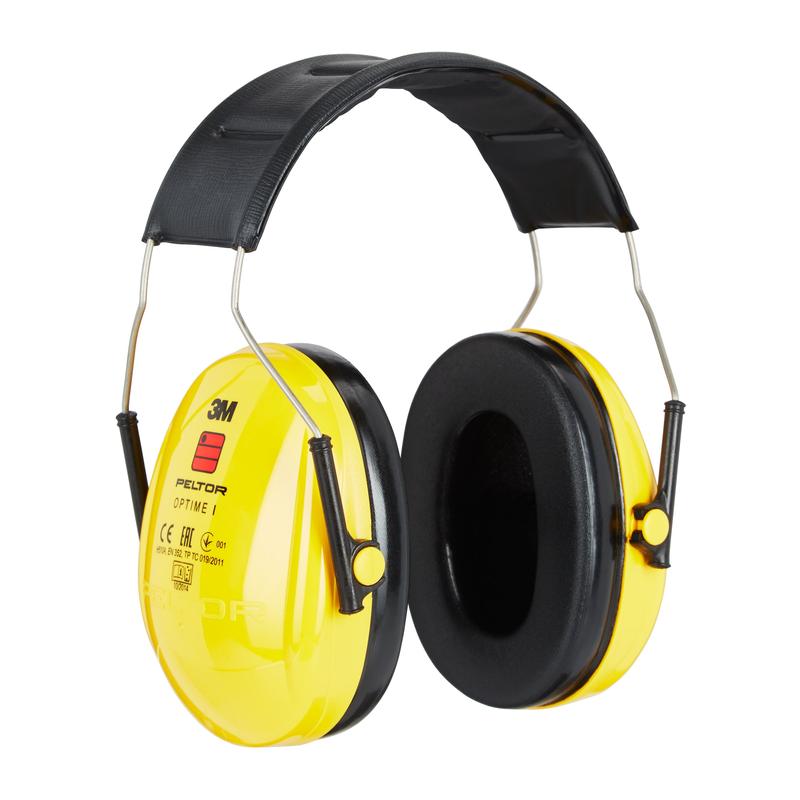 3M™ PELTOR™ Optime™ I earmuffs, yellow, headband, H510A-401-GU | Pack (1 piece)