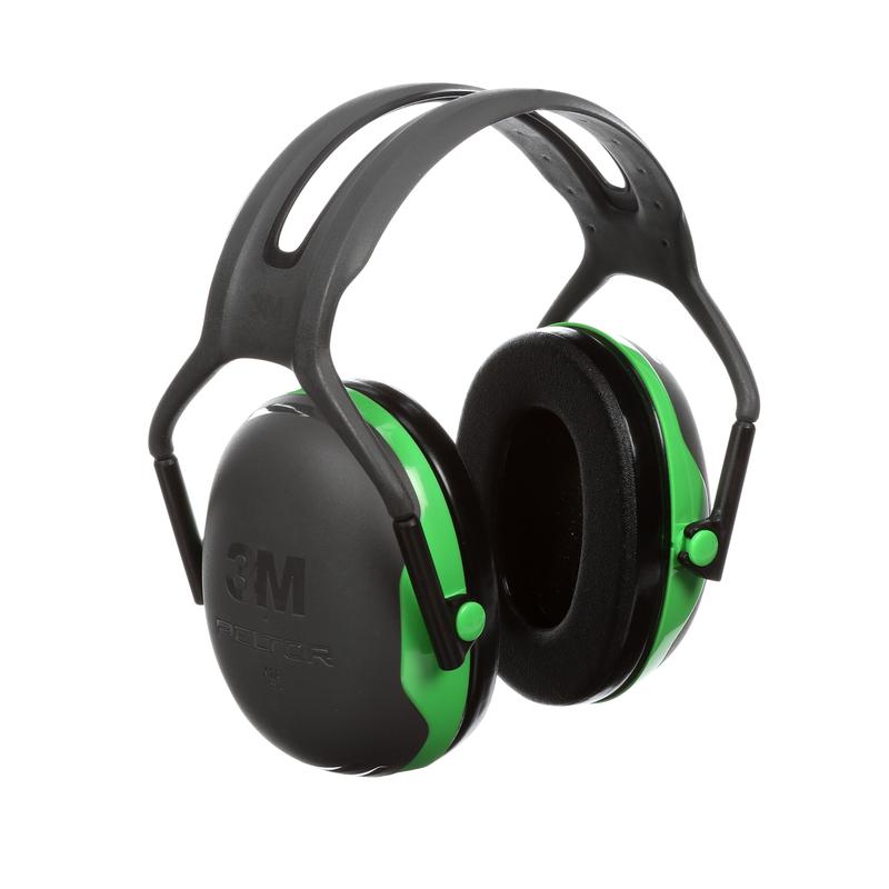 3M™ PELTOR™ earmuffs, green, headband, X1A | Pack (1 piece)