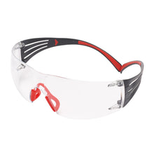 3M™ SecureFit™ 400 Safety Glasses, Red/Grey Temples, Scotchgard™ Anti-Fog/Anti-Scratch Coating (K&N), Clear Lens, SF401SGAF-RED-EU | Pack (1 piece)