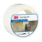 3M™ Soft PVC Tape 471, White, 50mm x 33m, 0.14mm, Individually Packed | Pack (1 roll)