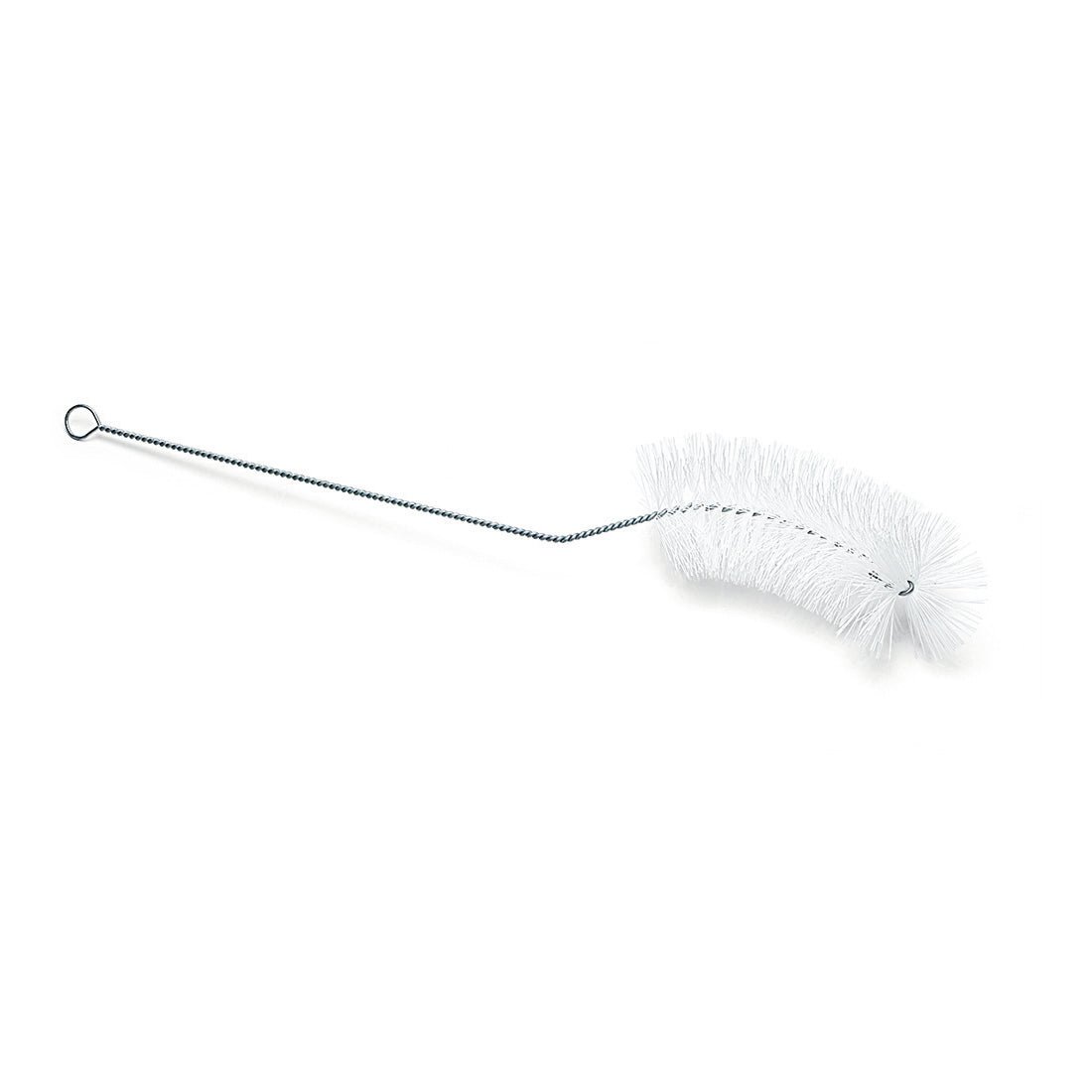 The Nölle Profi Brush nozzle brush, 40/30 mm, 370 mm long with pure bristles, has extra firm bristles on a slightly curved metal wire handle and a hanging loop, ideal for cleaning hard-to-reach areas.