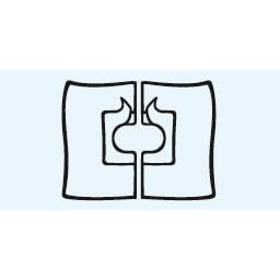 FD P perforated cloth sk 45x75* var. crepe weft | Pack (130 pieces)