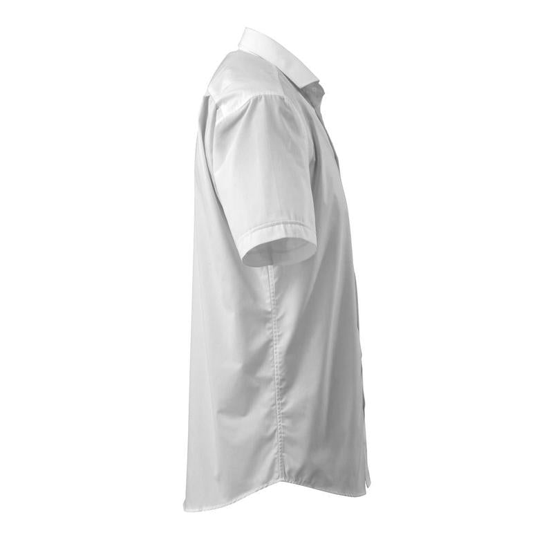 Shirt, short sleeves, classic fit, white