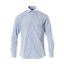 Poplin shirt, modern fit, light blue