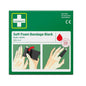 A green box with the label "Cederroth soft foam bandage black 6 cm x 4.5m | Pack (1 piece)" from Orkla Wound Care AB shows images of hands applying a black foam bandage, along with product information and logos.