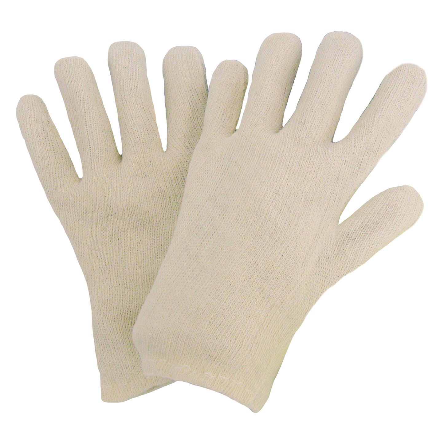 NITRAS cotton jersey gloves, natural cotton jersey | Pack (12 pairs)