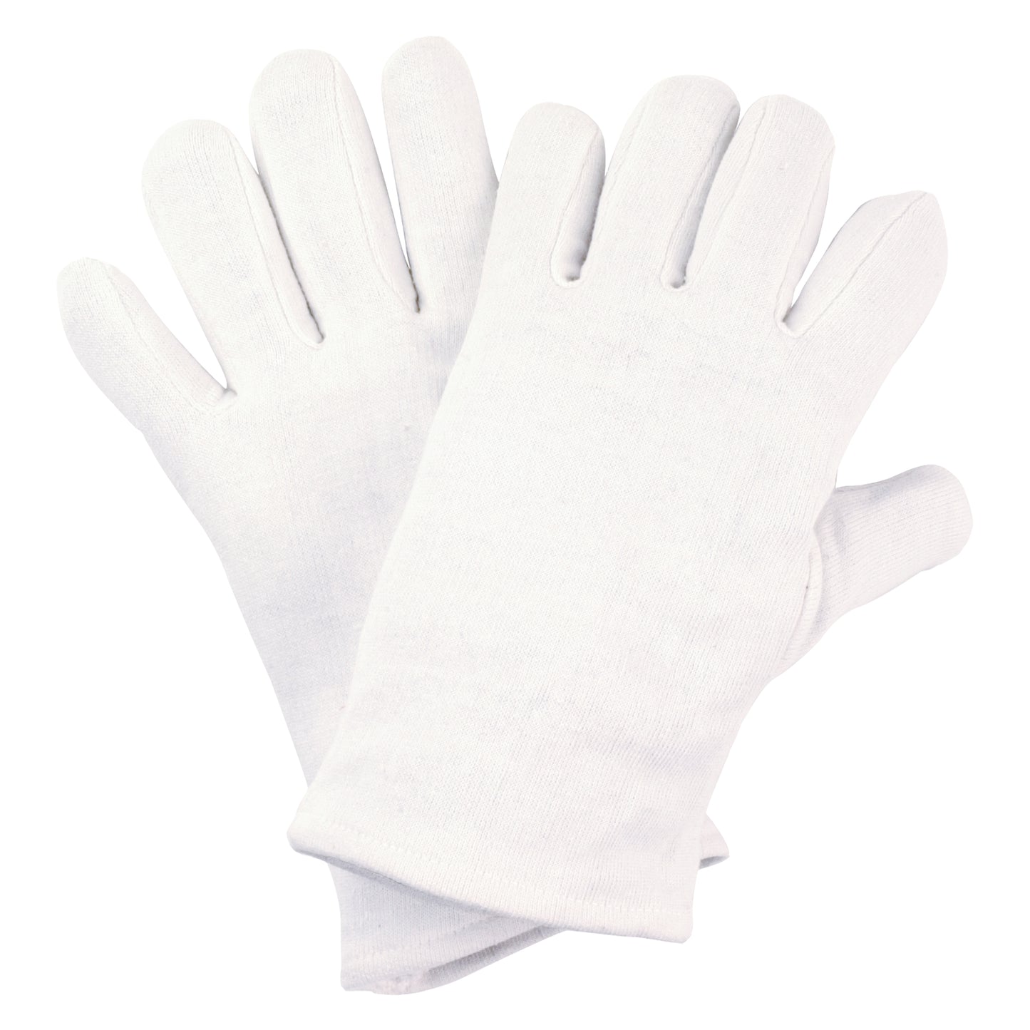 NITRAS cotton jersey gloves, white, OEKO-TEX cotton jersey | Pack (12 pairs)